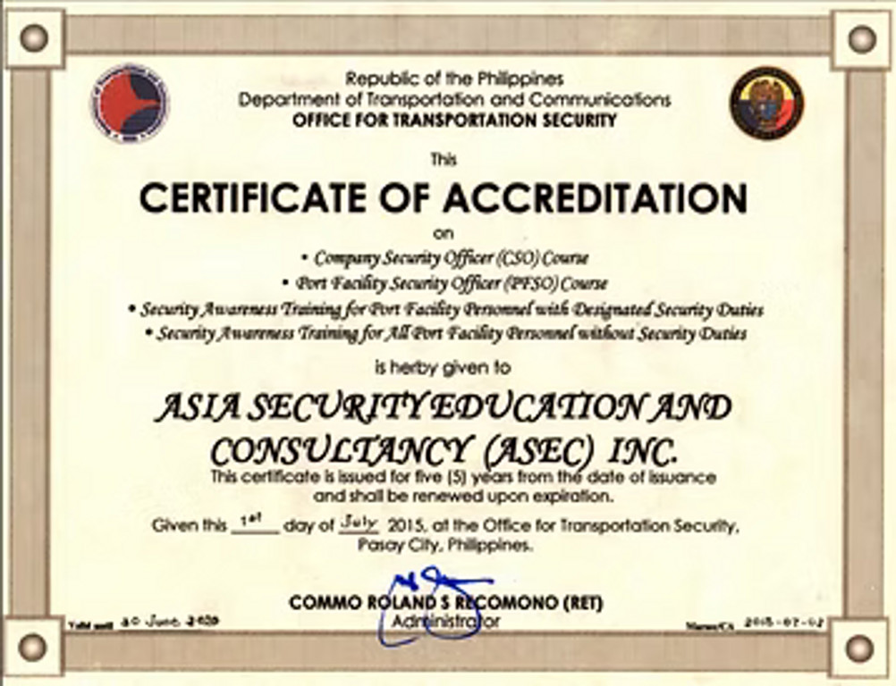 OTS Accreditation